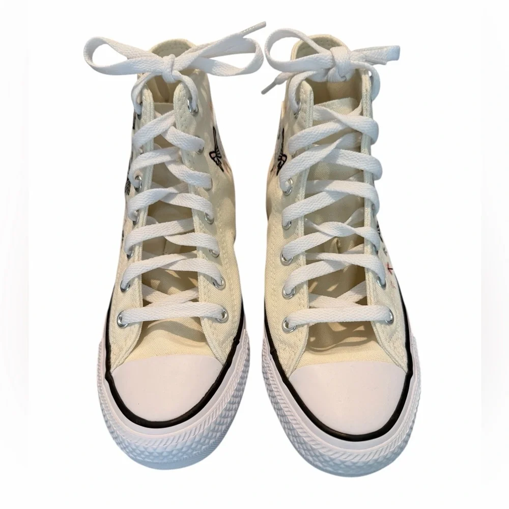 NWOT Converse Chuck Taylor All Star Butterflies Sneakers - Picture 4 of 13